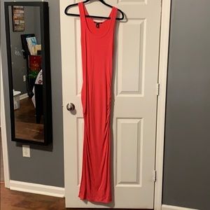 Express Bright pink body con maxi. Tank top style